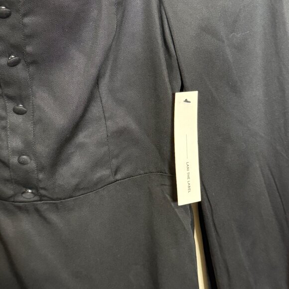 Lani The Label dress Puff Sleeve Ruffle Carissa Mini Dress Black Woden’s NEW siz - Picture 4 of 8